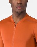 CASTELLI Tricou de ciclism cu mânecă lungă de vară - ESPRESSO 2 LS - roșu