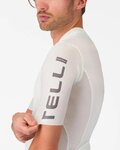 CASTELLI Tricou de ciclism cu mânecă scurtă - ENTRATA APEX - fildeş