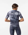 CASTELLI Tricou de ciclism cu mânecă scurtă - STRATUS LOGO - albastru