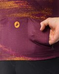 CASTELLI Tricou de ciclism cu mânecă scurtă - STRATUS LOGO - bordo