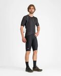 CASTELLI Tricou de ciclism cu mânecă scurtă - UNLIMITED PRO 2 - negru