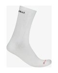 CASTELLI Șosete clasice de ciclism - AERO RACE PRO 20 - alb