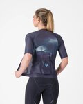 CASTELLI Tricou de ciclism cu mânecă scurtă - CLIMBER'S A/C W - mov