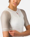 CASTELLI Tricou de ciclism cu mânecă scurtă - CORRETTO W - bej/fildeş