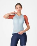 CASTELLI Tricou de ciclism cu mânecă scurtă - CORRETTO W - albastru/roșu