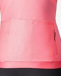CASTELLI Tricou de ciclism cu mânecă lungă de vară - CORRETTO W LONG - roz