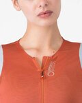 CASTELLI Tricou de ciclism cu mânecă lungă de vară - CORRETTO W LONG - albastru/roșu
