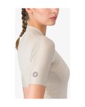 CASTELLI Tricou de ciclism cu mânecă scurtă - ESPRESSO 2 W - fildeş