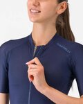 CASTELLI Tricou de ciclism cu mânecă scurtă - ESPRESSO 2 W - albastru