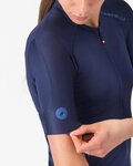 CASTELLI Tricou de ciclism cu mânecă scurtă - ESPRESSO 2 W - albastru