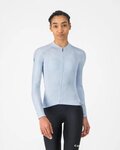 CASTELLI Tricou de ciclism cu mânecă lungă de vară - ESPRESSO 2 W - albastru