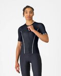 CASTELLI Tricou de ciclism cu mânecă scurtă - ANIMA FLOW - negru