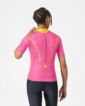 CASTELLI Tricou de ciclism cu mânecă scurtă - ANIMA FLOW - roz