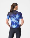 CASTELLI Tricou de ciclism cu mânecă scurtă - COSMIC VORTEX - albastru