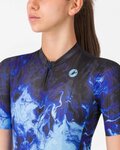 CASTELLI Tricou de ciclism cu mânecă scurtă - COSMIC VORTEX - albastru