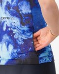 CASTELLI Tricou de ciclism cu mânecă scurtă - COSMIC VORTEX - albastru
