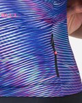 CASTELLI Tricou de ciclism cu mânecă scurtă - COSMIC VORTEX - mov