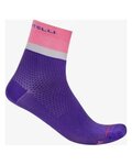 CASTELLI Șosete clasice de ciclism - TONAL LOGO W 18 - mov