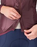 CASTELLI Jachetă rezistentă la vânt de ciclism - ARIA SHELL 2 W - bordo