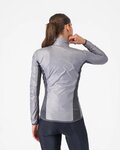 CASTELLI Jachetă rezistentă la vânt de ciclism - ARIA SHELL 2 W - argintiu