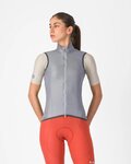 CASTELLI Vestă de ciclism - ARIA 2 W - argintiu