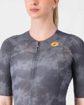CASTELLI Tricou de ciclism cu mânecă scurtă - RACE 8S W - gri