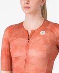 CASTELLI Tricou de ciclism cu mânecă scurtă - RACE 8S W - roșu
