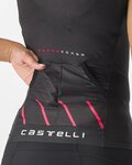 CASTELLI Tricoul de ciclism fără mâneci - FREE W TRI - negru/roz