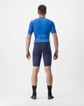 CASTELLI Salopetă de ciclism - PR 2 SPEED SUIT - albastru