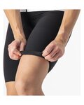 CASTELLI pantaloni scurti - PREMIO TRI W SPEED - negru