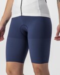 CASTELLI pantaloni scurti - PREMIO TRI W SPEED - albastru