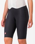 CASTELLI Salopetă de ciclism - FREE SANREMO 3 W SUIT SHORT SLEEVE - alb/argintiu/negru
