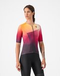 CASTELLI Tricou de ciclism cu mânecă scurtă - FREE SPEED 3 W RACE TOP - multicolor