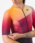 CASTELLI Tricou de ciclism cu mânecă scurtă - FREE SPEED 3 W RACE TOP - multicolor