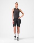 CASTELLI Tricoul de ciclism fără mâneci - FREE SPEED 3 W TOP - negru