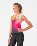CASTELLI Tricoul de ciclism fără mâneci - FREE SPEED 3 W TOP - multicolor
