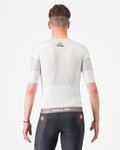 CASTELLI Tricou de ciclism cu mânecă scurtă - #GIRO107 RACE - alb