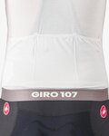 CASTELLI Tricou de ciclism cu mânecă scurtă - #GIRO107 RACE - alb