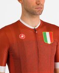 CASTELLI Tricou de ciclism cu mânecă scurtă - #GIRO GRANDE TORO 1949 - roșu