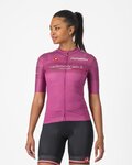 CASTELLI Tricou de ciclism cu mânecă scurtă - #GIRO107 COMPETIZIONE W - ciclamen