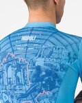 CASTELLI Tricou de ciclism cu mânecă scurtă - #GIRO107 NAPOLI - albastru
