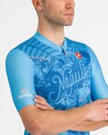 CASTELLI Tricou de ciclism cu mânecă scurtă - #GIRO107 NAPOLI - albastru