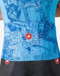 CASTELLI Tricou de ciclism cu mânecă scurtă - #GIRO107 NAPOLI - albastru