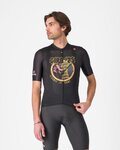CASTELLI Tricou de ciclism cu mânecă scurtă - GIRO HIGHWAY TO ROME - negru