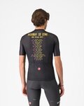 CASTELLI Tricou de ciclism cu mânecă scurtă - GIRO HIGHWAY TO ROME - negru