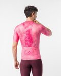 CASTELLI Tricou de ciclism cu mânecă scurtă - GIRO109 TROFEO - roz