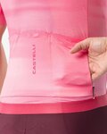 CASTELLI Tricou de ciclism cu mânecă scurtă - GIRO109 ESPRESSO 2 - roz