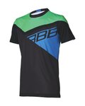 BBB Tricou de ciclism cu mânecă scurtă - GRAVITY - albastru/verde/negru
