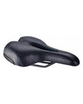 BBB șa - SPORTPLUS ACTIVE LEATHER 185MM - negru