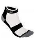 BBB Șosete clasice de ciclism - TECHNOFEET - negru/alb
